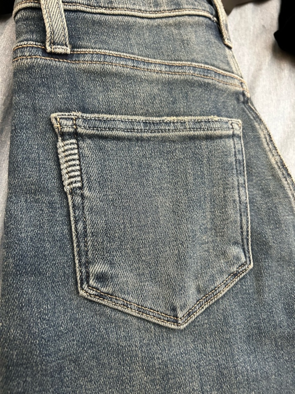 PAIGE Light Blue Wide Leg Crop Jeans - Picture 8 of 10
